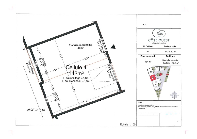 Local d'activité à vendre - 182.0 m2 - 44 - Loire-Atlantique