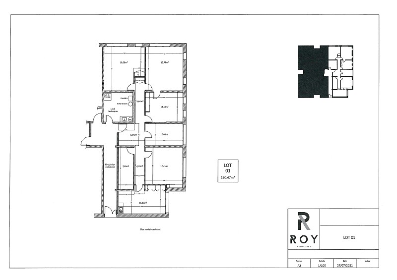 Bureaux à louer - 120.0 m2 - 44 - Loire-Atlantique